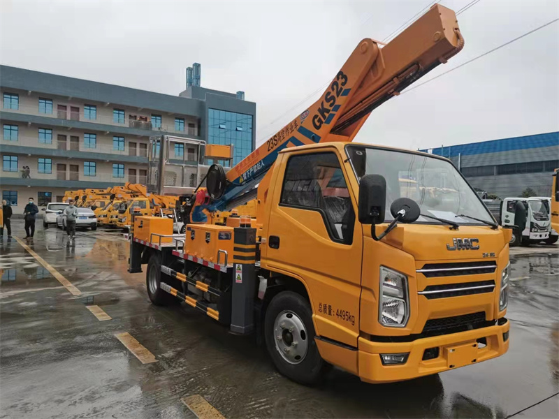 江鈴藍牌23米直臂伸縮式高空作業(yè)車配置參數報價